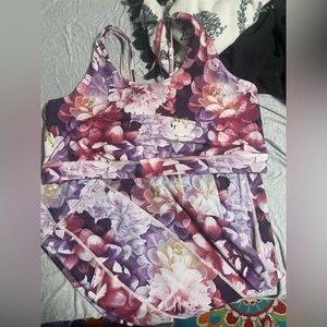 Torrid Floral Sports Bra and Leggings Set